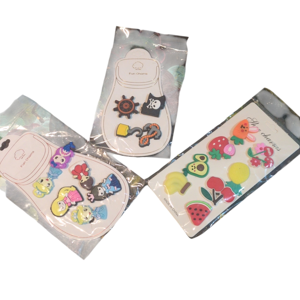 Colorful Fun Shoe Charms Set